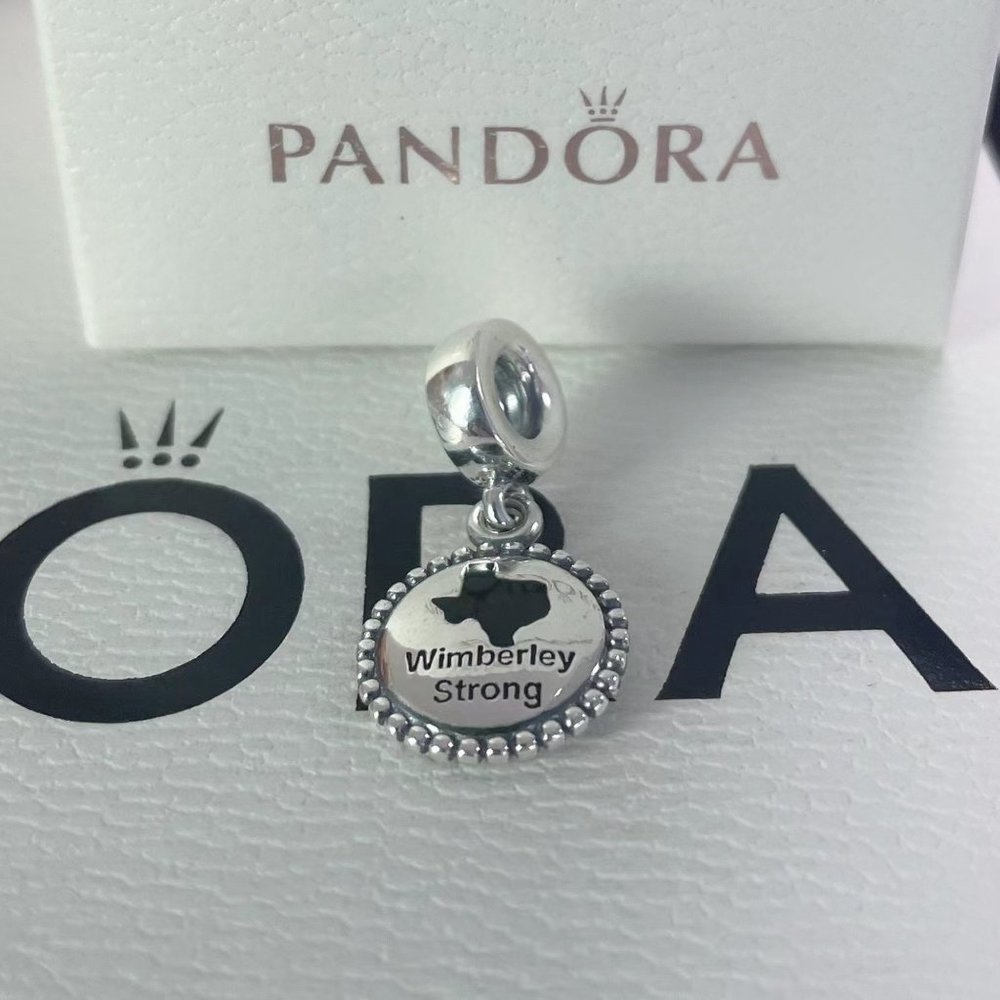 Pandora Wimberley Texas Map Exclusive Dangle Charm Pendant